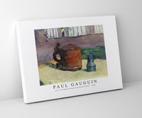 Paul Gauguin - Still Life Wood Tankard and Metal Pitcher 1880