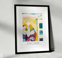 Paul Klee - Interieur mit der Uhr (Interior with the Clock) 1913