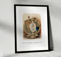 Sir Matthew Digby Wyatt - Enamelled vase and dish 1820-1877