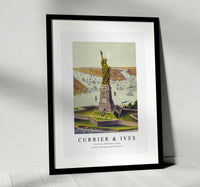 Currier & Ives - The Great Bartholdi Statue Liberty Enlightening the World