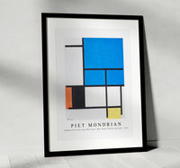 Piet Mondrian - Composition with Large Blue Plane, Red, Black, Yellow, and Gray 1921