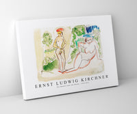 Ernst Ludwig Kirchner - Two Bathers near the Woods 1910-1911