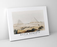 David Roberts - Pyramids of Geezeh (Giza)-1796-1864