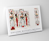 Giovanni Battista Belzoni - Emblematic Figures illustration from the kings tombs in Thebes by Giovanni Battista Belzoni 1778-1823