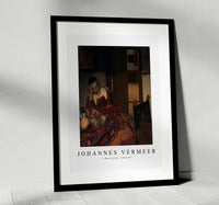 Johannes Vermeeer - A Maid Asleep 1656-1657