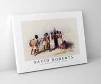 David Roberts - Group of Nubians (Wady Kardasey)-1796-1864
