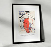 Ernst Ludwig Kirchner - Performer Bowing 1909