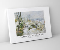 Camille Pissarro - Rabbit Warren at Pontoise, Snow 1879