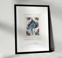 E.A.Seguy - Botanical pochoir pattern in Art Nouveau oriental style
