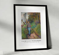 Camille Pissarro - Peasant Woman Carrying Two Bundles of Hay 1883