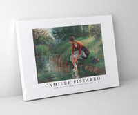 Camille Pissarro - Woman Bathing Her Feet in a Brook 1894-1895