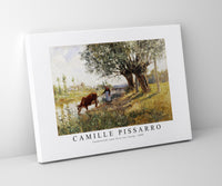 Camille Pissarro - Countryside near Grez-sur-Loing 1889