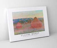 Claude Monet - Haystacks, End of Day, Autumn 1890-1891