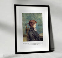 Henri De Toulouse–Lautrec - Portrait of Jeanne Wenz 1886