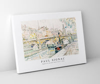 Paul Signac - Tugboat at the Pont Neuf, Paris (1923)