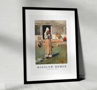 Winslow Homer - A Sick Chicken 1874