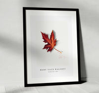 Mary Vaux Walcott - Autumn Leaf (1874)