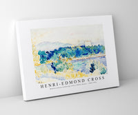 Henri Edmond Cross - Mediterranean Landscape with a White House 1900-1905