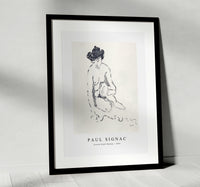 Paul Signac - Seated Nude Woman (1906)