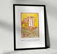 Ernst Ludwig Kirchner - Still life with pitcher and flowers 1907