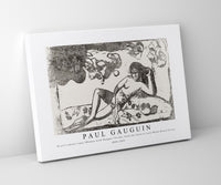 Paul Gauguin - Te arii vahine—opoi (Woman with Mangos—Tired), from the Suite of Late Wood-Block Prints 1898-1899