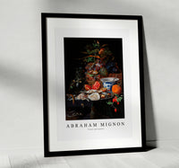 Abraham Mignon - Fruits and oysters