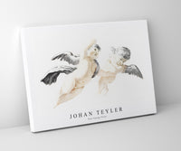 Johan teyler - Two flying Putti