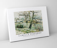 Camille Pissarro - The Montfoucault Pond, winter effect 1874