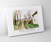 Paul Cezanne - A Village Road near Auvers 1872-1873