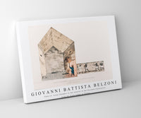 Giovanni Battista Belzoni - Plate 12  Great Chamber in the interior of the Pyramid illustration from the kings tombs in Thebes 1778-1823