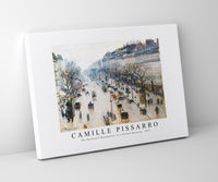 Camille Pissarro - The Boulevard Montmartre on a Winter Morning 1897