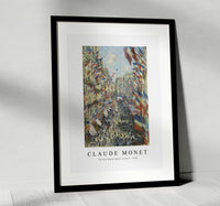 Claude Monet - The Rue Montorgueil in Paris 1878