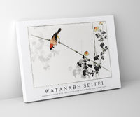 Watanabe Seitei - Japanese swallow bird, illustration from Seitei Kacho Gafu 1890-1891