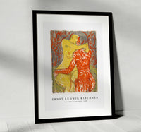 Ernst Ludwig Kirchner - Love scene (Liebesszene) 1908