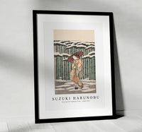 Suzuki Harunobu - Passing the Bamboo Grove 1868-1912