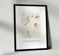 Leonardo Da Vinci - Sheet of Studies 1470-1480