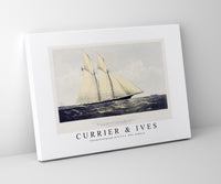 Currier & Ives - Chromolithograph of R.T.Y.C. Schr. Cambria