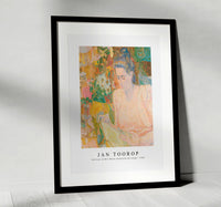 Jan Toorop - Portrait of Mrs Marie Jeannette de Lange (1900)