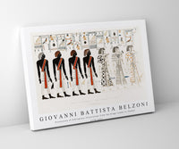 Giovanni Battista Belzoni - Procession of Ethiopians illustration from the kings tombs in Thebes 1778-1823