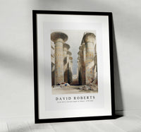 David Roberts - Great Hall at Karnak temple in Thebes-1796-1864