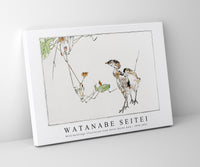 Watanabe Seitei - Wild ducklings illustration from Seitei Kacho Gafu 1890-1891