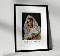 Mary Cassatt - Spanish Dancer Wearing a Lace Mantilla 1873