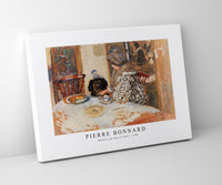 Pierre Bonnard - Woman and Dog at Table (1908)