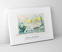 Paul Signac - Boats at Flushing (Bateaux à Flessingue) (1895)