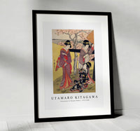 Utamaro Kitagawa - Gotenyama no Hanami Hidari 1753-1806