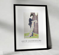 Goyo Hashiguchi - Young woman in a summer kimono Natsu yosoi no musume 1920