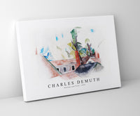 Charles demuth - Rooftops and Trees-1918