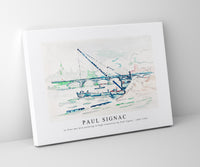 Paul Signac - Le Pont des Arts painting in high resolution by Paul Signac (1863–1935)