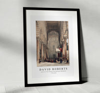 David Roberts - Interior of the mosque of the Metwalys (Metwalis)-1796-1864