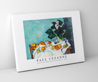 Paul Cezanne - Still Life with Apples and a Pot of Primroses 1890